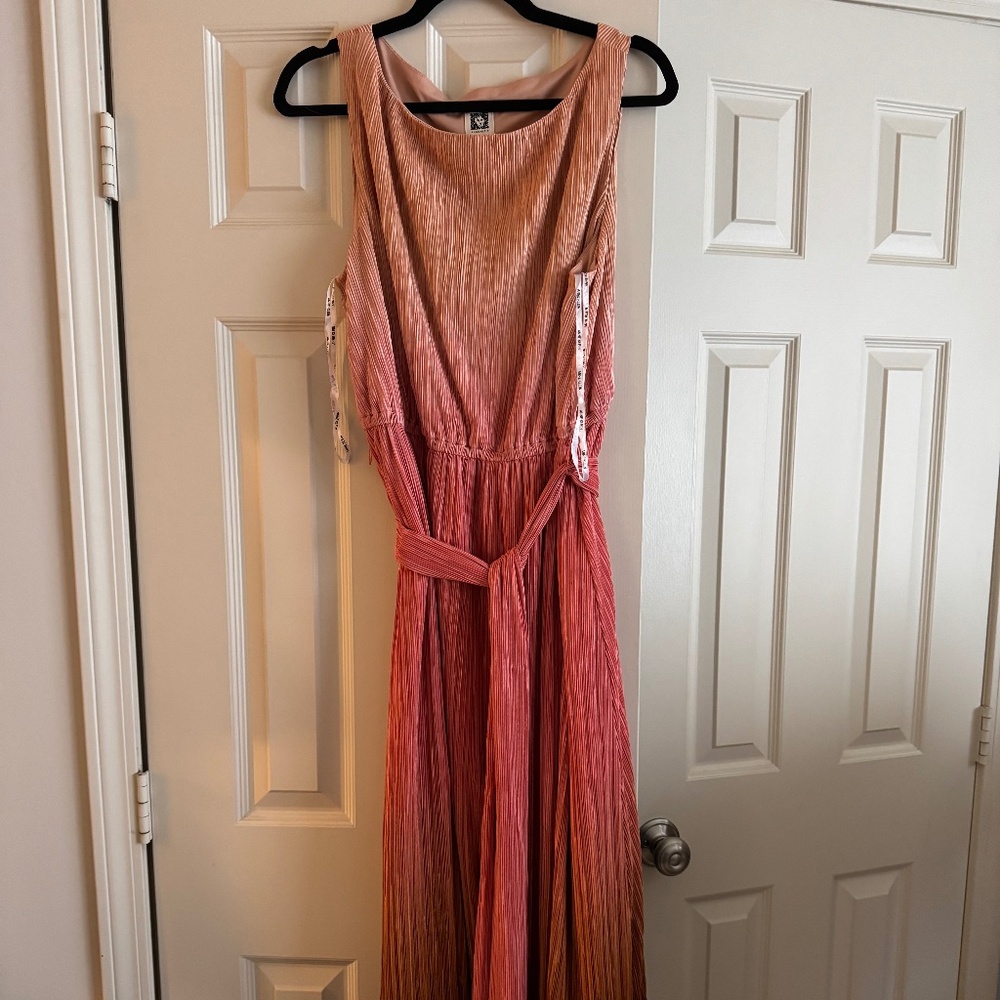Anne Klein Ombre copper dress 1x